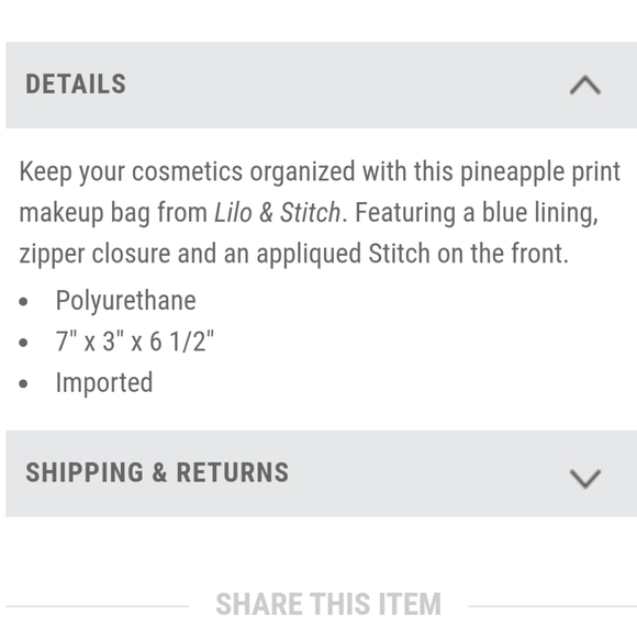 Loungefly Disney Stitch Pineapples Makeup Bag - Picture 2 of 7